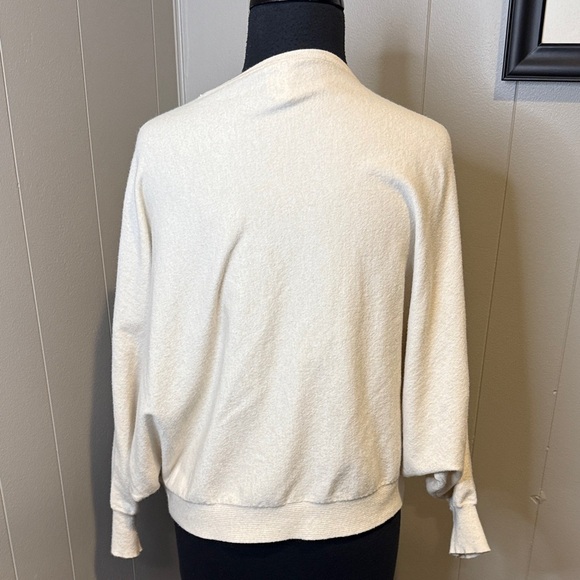 Akemi + Kin Women’s Small Elegant Cream Cardigan with Dolman Sleeve - Picture 6 of 7